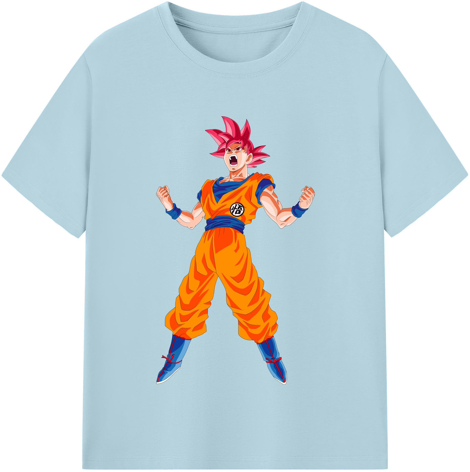 （画像用） ドラゴンボール 孫悟空（そん ごくう）Son Goku カカロット DRAGON BALL Kakarotto 綿100％半袖Tシャツ（フロントプリント）